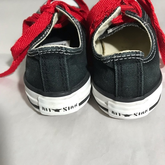 Converse All Stars Black Big Kids Size 1 - Picture 3 of 8